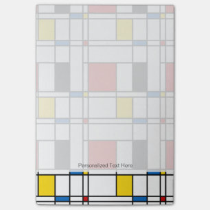 De Stijl Mönstra Post-it Block