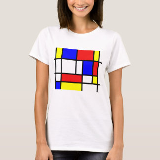De Stijl – Style Mondrian coloré et géométrique T Shirt