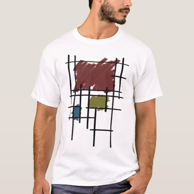 De Stijl Tee Shirt (Framsida)