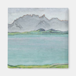 De Stockhorn bergen och sjön Thun, 1911 Magnet