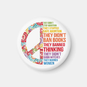 De Stoppa Inte Abort De Stoppa Säker Feminism Magnet