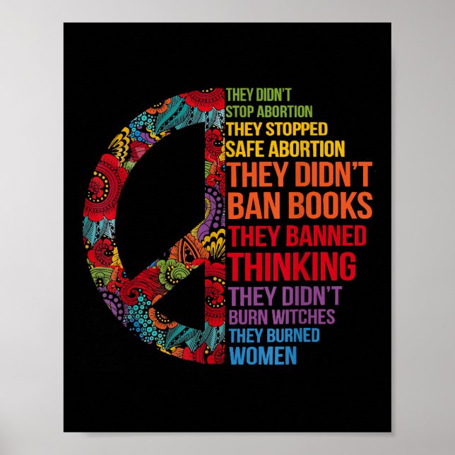 De stoppade inte abbortionen. De stoppade Säkra Fe Poster (Framsidan)