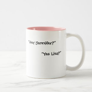 De stoppar kattmuggen Två-Tonad mugg