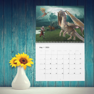 De stora drakarna varje år, fantasinalendern kalender
