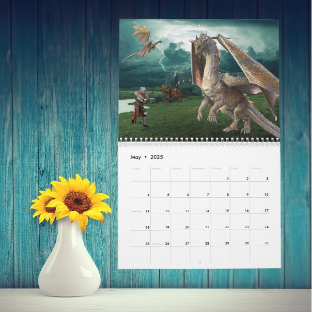 De stora drakarna varje år, fantasinalendern kalender (Skapare uppladdad)