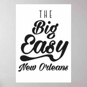 De stora enkla nya Orleans Poster