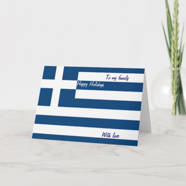 de stora flagga-helgdagskorten helgkort (Framsida)