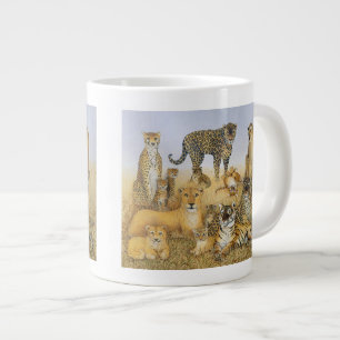 De stora kattarna jumbo mugg