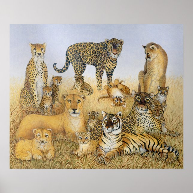 De stora kattarna poster (Framsidan)