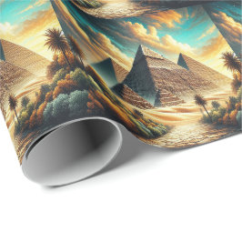 De stora pyramiderna i Giza Egypten Resor Presentpapper