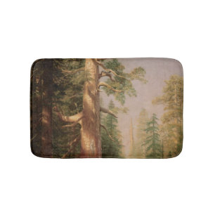 De stora träden, Mariposa Grove, CA av Bierstadt Badrumsmatta