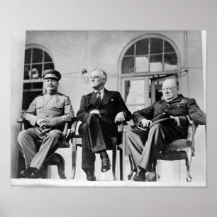 De stora trena - WW2 - Tehran konferens 1943 Poster