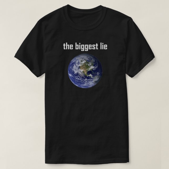 De störst ljuger den grundläggande t-skjortan t-shirt (Design framsida)