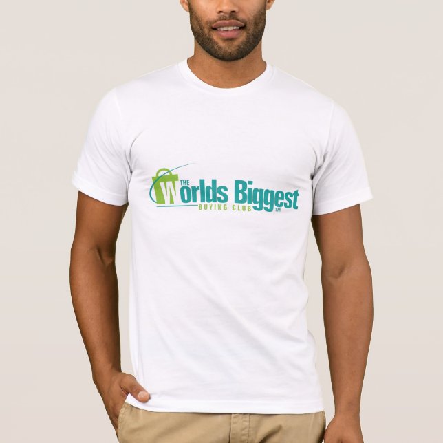 De största världarna: Passar T-skjortavit Tee Shirt (Framsida)