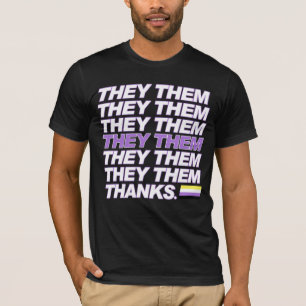 De tackar t shirt