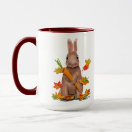 DE Tasse Hase im Herbst Mugg