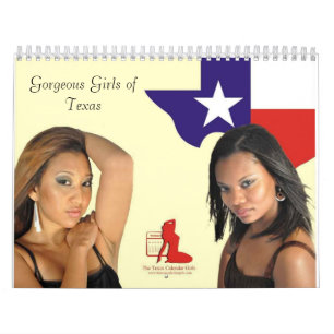 De Texas kalenderflickorna 2010 12 månad Kalender