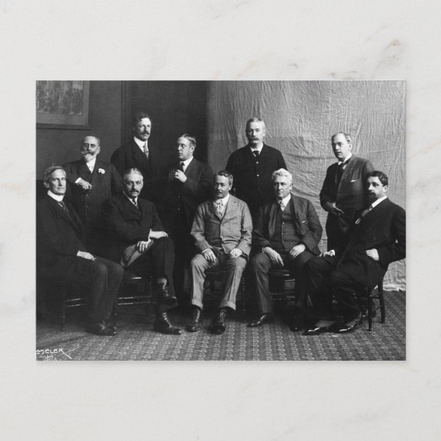 De tio amerikanska pressionistmålarna vykort (Framsida)