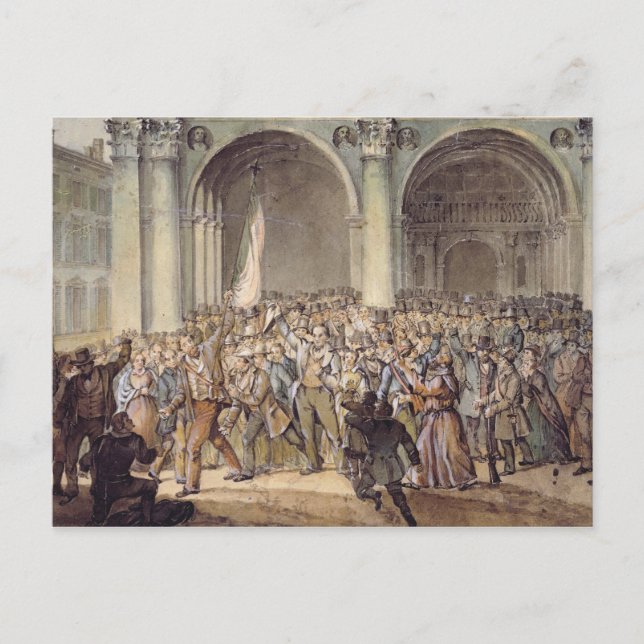 De tio Brescia-dagarna, efter 1849 Vykort (Framsida)