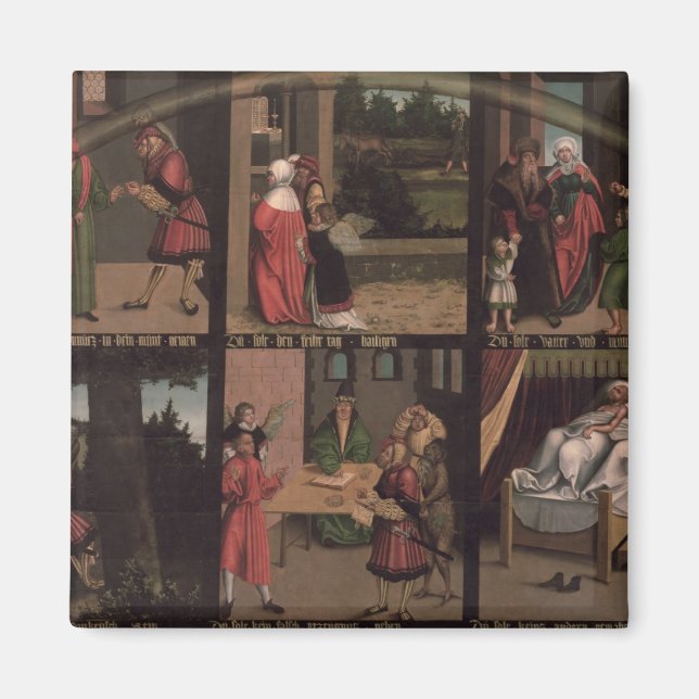 De tio budorden magnet (Framsidan)
