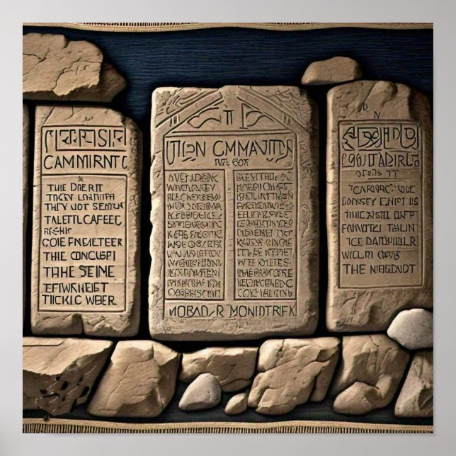 De tio budorden poster (Framsidan)