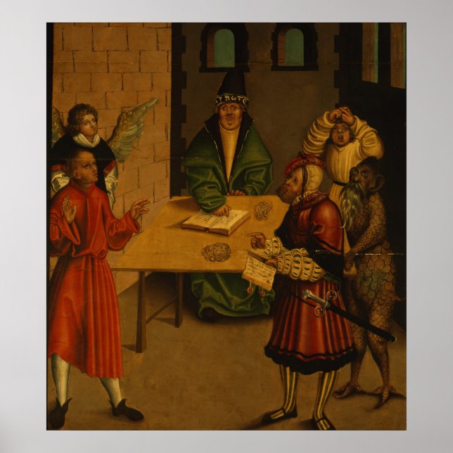 De tio budskapen, 1516 poster (Framsidan)