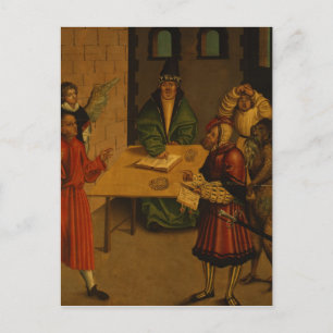 De tio budskapen, 1516 vykort
