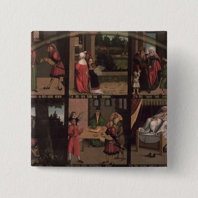 De tio commandmentsna knapp (Framsida)