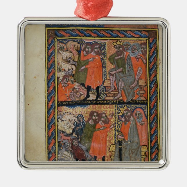 De tio epidemierna av egyptenen TtoB Julgransprydnad Metall (Framsidan)