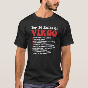De tio främsta Reglerna av Våg-fyndigt horoscope f T Shirt