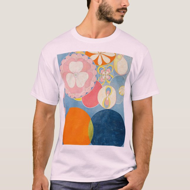 De tio största, grupp IV, nr 2 av Hilma af Klint T Shirt (Framsida)