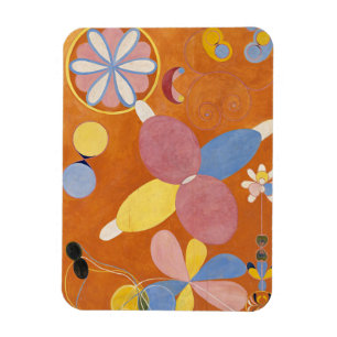 De tio största, grupp IV, nr 3 av Hilma af Klint Magnet
