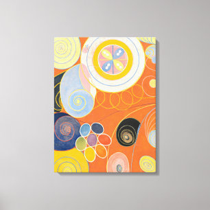 De tio största, grupp IV, nr 4 av Hilma af Klint Canvastryck