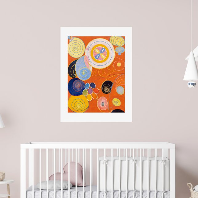 De tio största, grupp IV, nr 4 av Hilma af Klint Poster (Barnkammare 2)