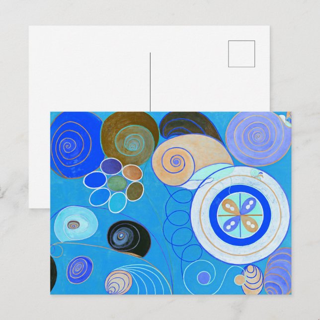 De tio största, grupp IV, nr 4 (Himmelsk) Vykort (Fram/baksida)