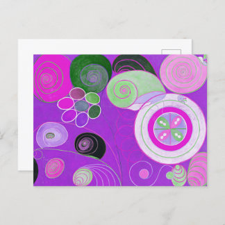 De tio största, grupp IV, nr 4 (Lila) Vykort