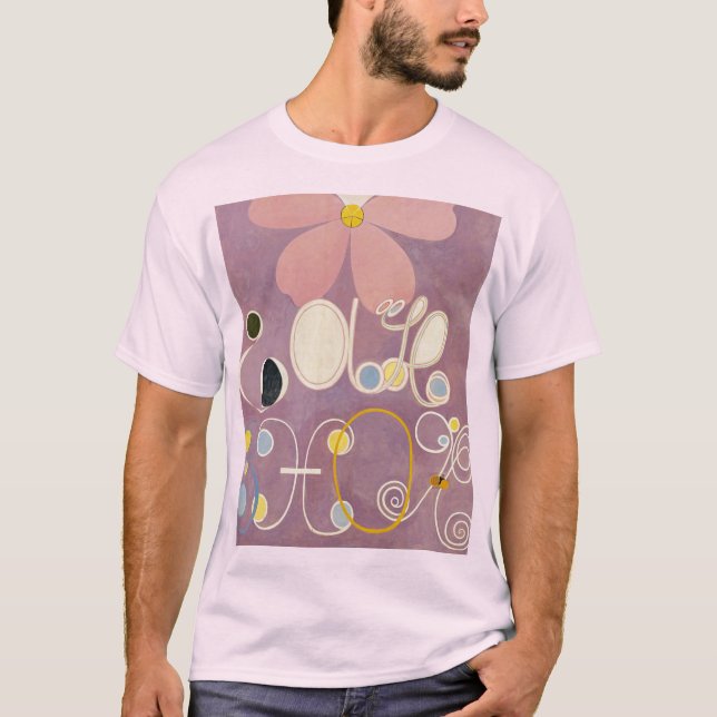 De tio största, grupp IV, nr 5 av Hilma af Klint T Shirt (Framsida)