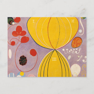 De tio största, grupp IV, nr 7 av Hilma af Klint Vykort