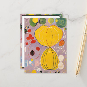 De tio största, grupp IV, nr 7 av Hilma af Klint Vykort