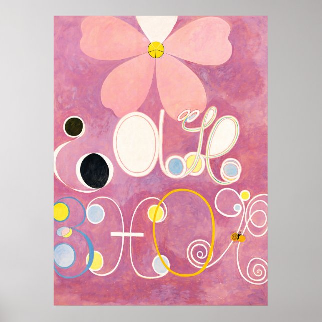 De tio största, nr 5, Adulthood, Hilma af Klint Poster (Framsidan)