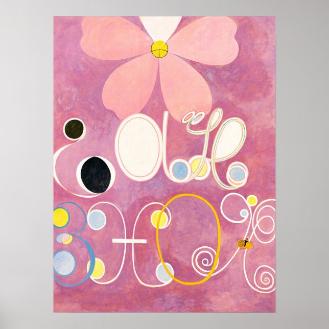 De tio största, nr 5, Vuxen ålder, Hilma af Klint Poster (Framsidan)