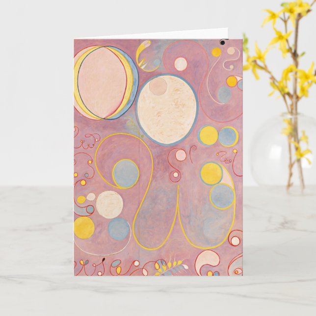 De tio största nr 8 Vuxenliv, Hilma af Klint Kort (Gul blomma)