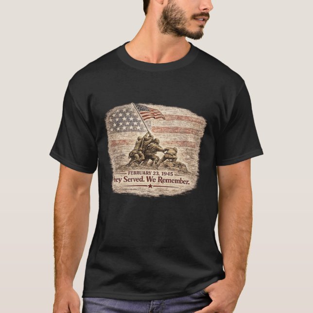 DE TJÄNSTE VI MINNER T SHIRT (Framsida)