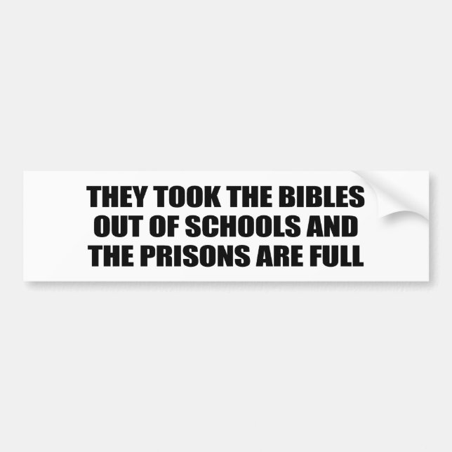 De tog biblarna ut - av - skolar bildekal (Framsidan)