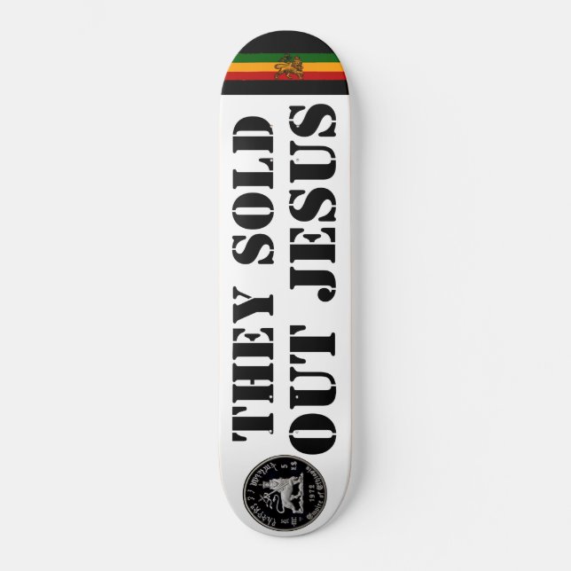 DE TOG FÖRSÅLDE JESUS Skateboard (Framsida)