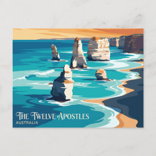 De tolv apostlarna Australien Vykort