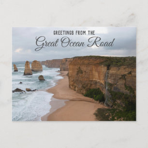 De tolv apostlarna Great Ocean Road Australien Vykort
