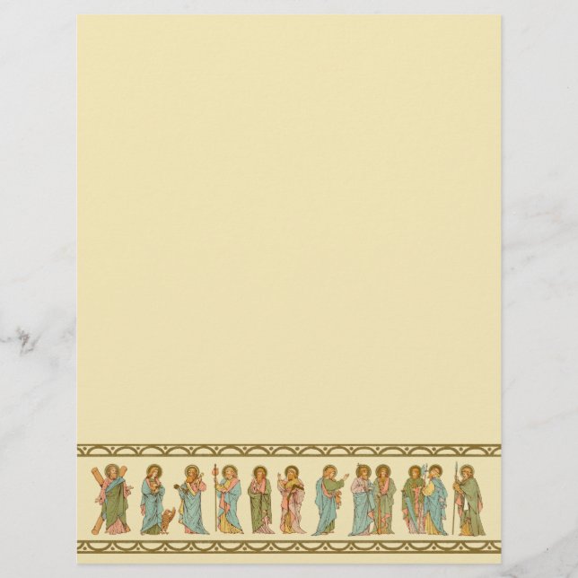 De tolv apostlarna (RLS 20a, Ark B) brevpapper (Framsida)