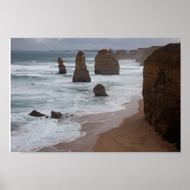 De tolv apostles, Victoria, Australien Poster (Framsidan)