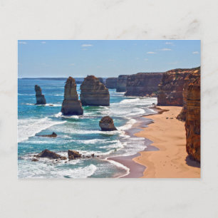 De tolv apostles, Victoria, Australien Vykort
